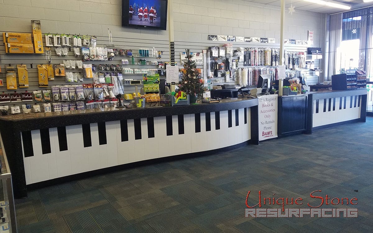Unique Stone Resurfacing Baums Music Store