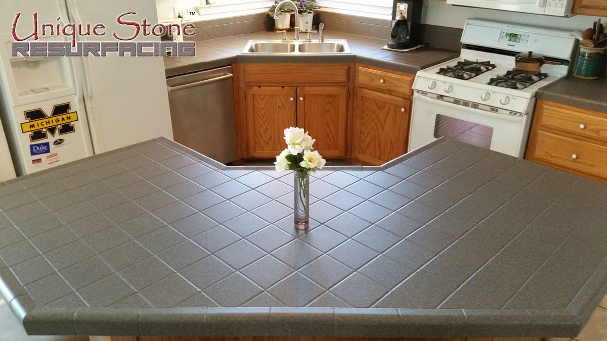 Kitchen Tile Countertop Resurfacing